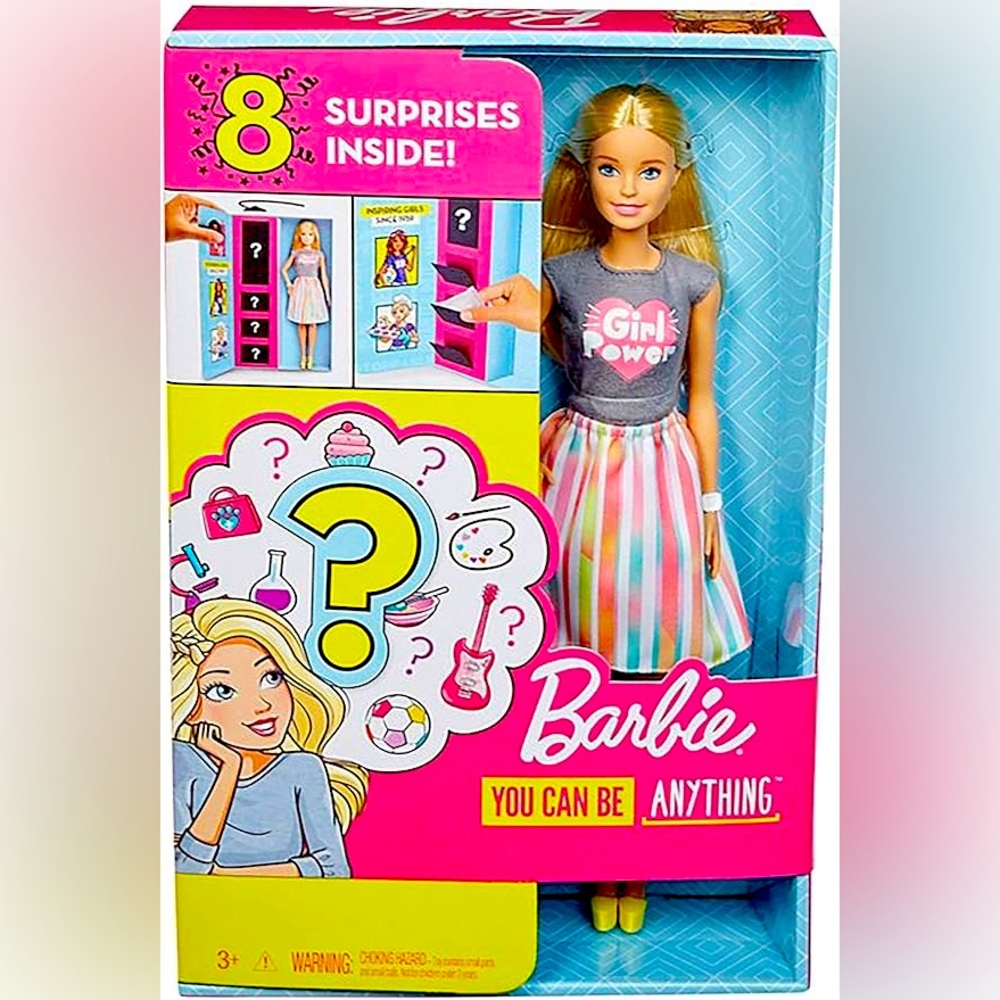 Barbie Surprise Careers with Doll and Accessories, Blonde